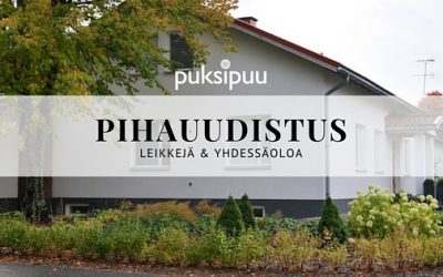 Lapsiperheen täydellinen pihauudistus