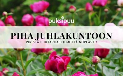 Nautitaan kesästä ja puutarhajuhlista!